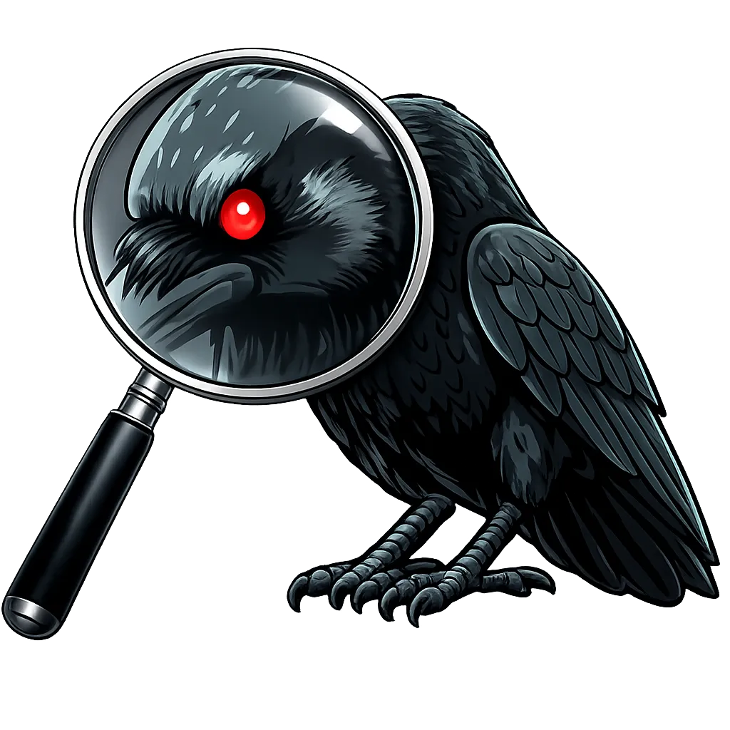 Rabe mit Lupe – Auswertung