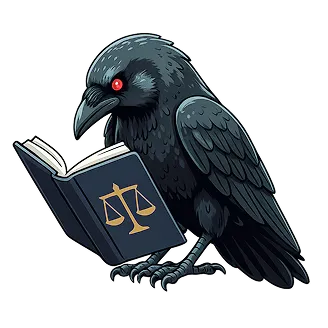 Rabe mit Buch – Lernen